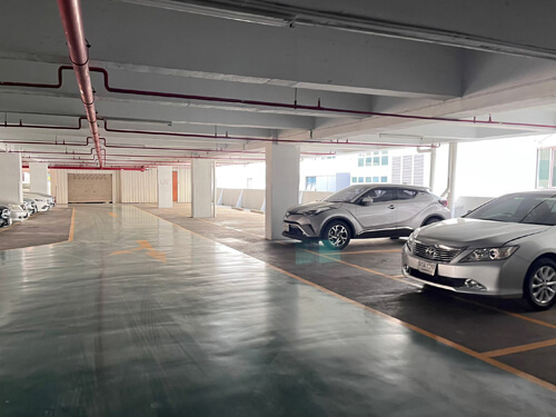 ที่จอดรถรายเดือน City Link Building ตั้งอยู่บนถนนเพชรบุรีตัดใหม่ ย่านมักกะสัน – ประตูน้ำ 