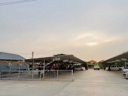 ที่จอดรถ หมู่บ้านเฟื่องฟ้า แพรกษาใหม่ สมุทรปราการ ให้บริการที่จอดรถรายเดือน 1300 บาท/เดือน