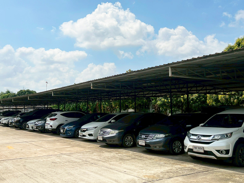 Hub Airport Parking รับฝากรถ สุวรรณภูมิ พร้อมบริการ รถรับ - ส่ง